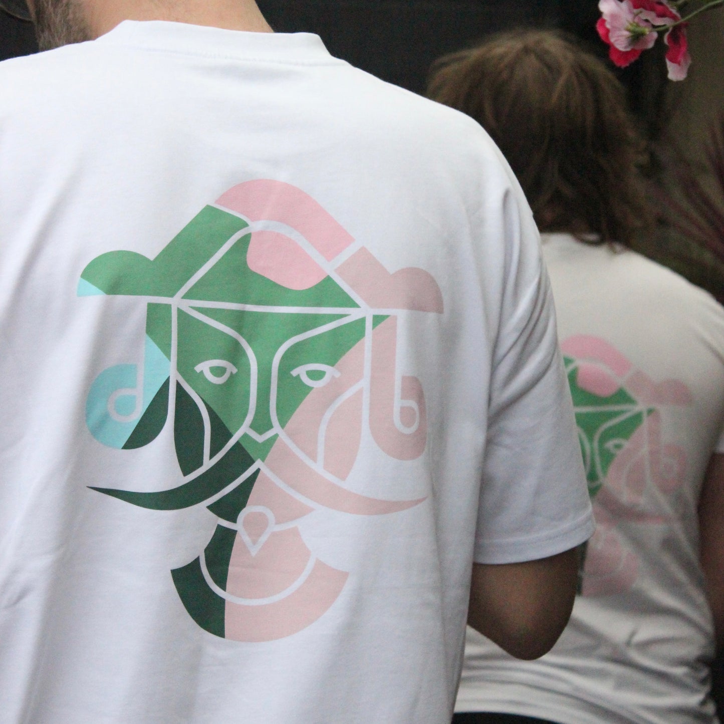 Multicolour Jack - Screen Print T-Shirt - White