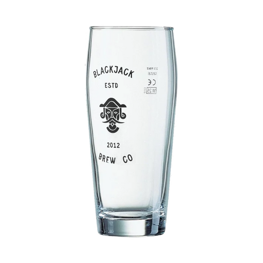 Blackjack Print - Willi Becher 2/3 Pint Glass (13.3oz)
