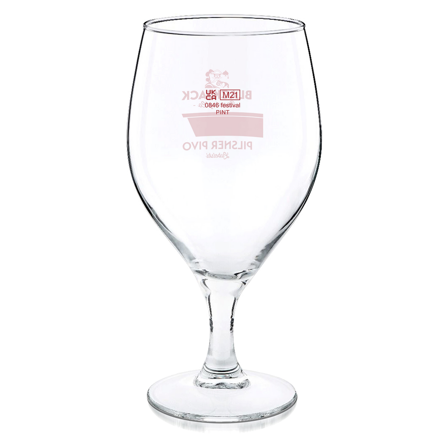 Pilsner Pivo - Barley - Stem Pint Glass